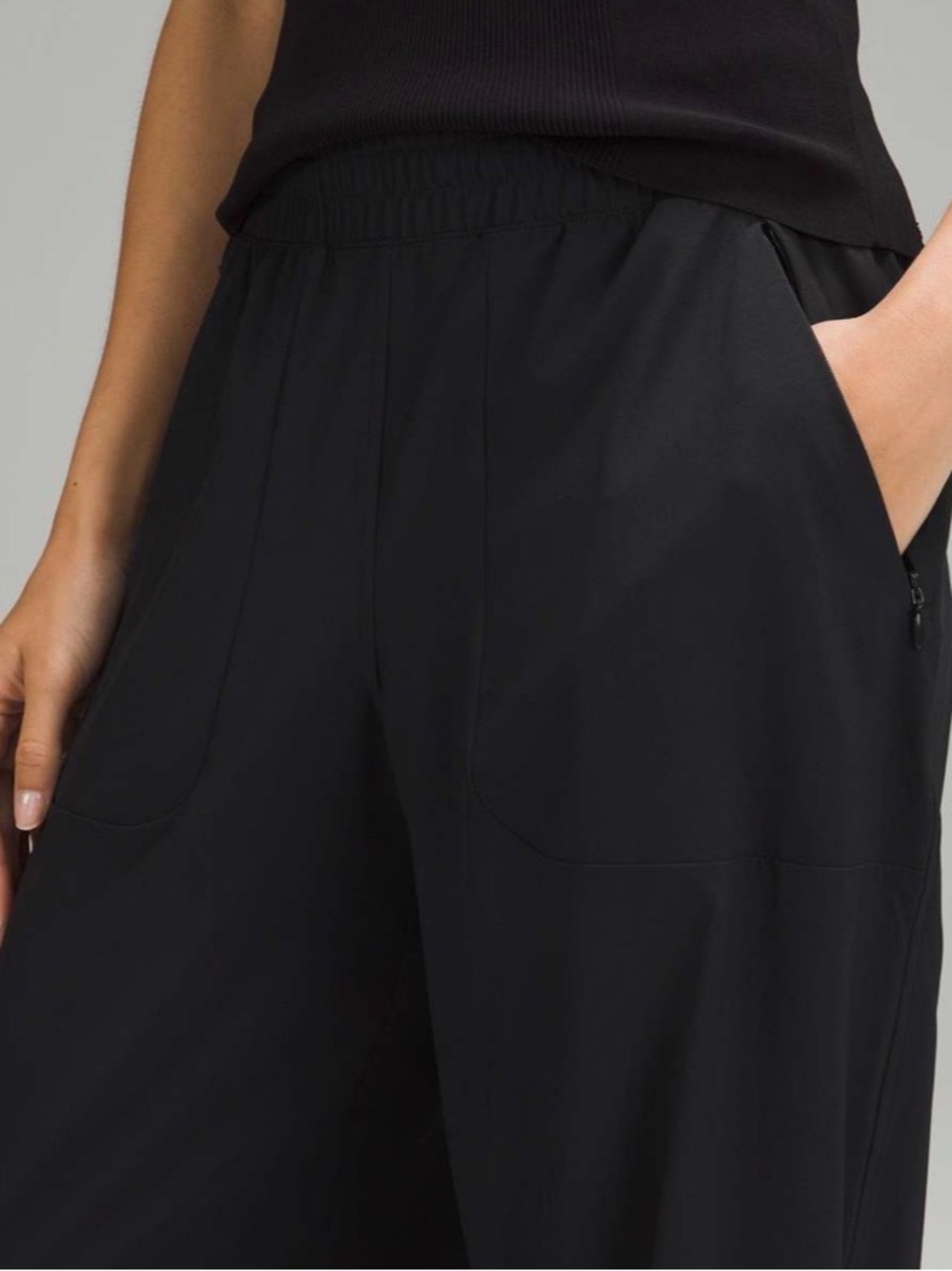 lululemon athletica Black Swift Wide-Leg pants 10 - Picture 3 of 13